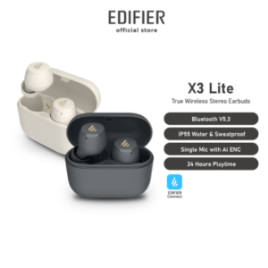 Edifier X3 Lite Wireless Earbuds with App Control Bluetooth V5.3 Built In Mic IP