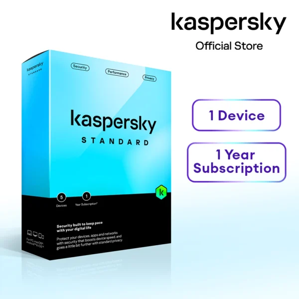 Kaspersky Standard 1 Year 1 Device