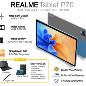 Realme P70 Android Tablet 12inch [ 16GB RAM+512GB ROM ] 20000mAh